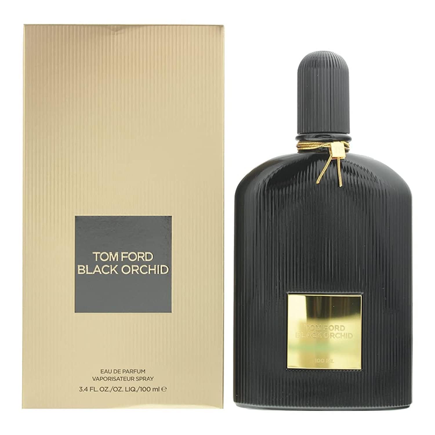 Tom Ford Black Orchid front bottle showing elegant dark design and luxury appeal