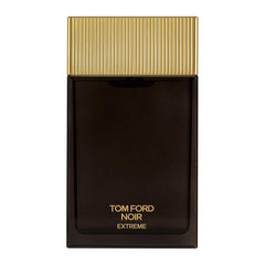 Tom Ford Noir Extreme cap and label close-up highlighting brand detail and luxurious finish