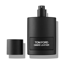 Tom Ford Ombre Leather worn by model at evening event conveying warm, confident presence
