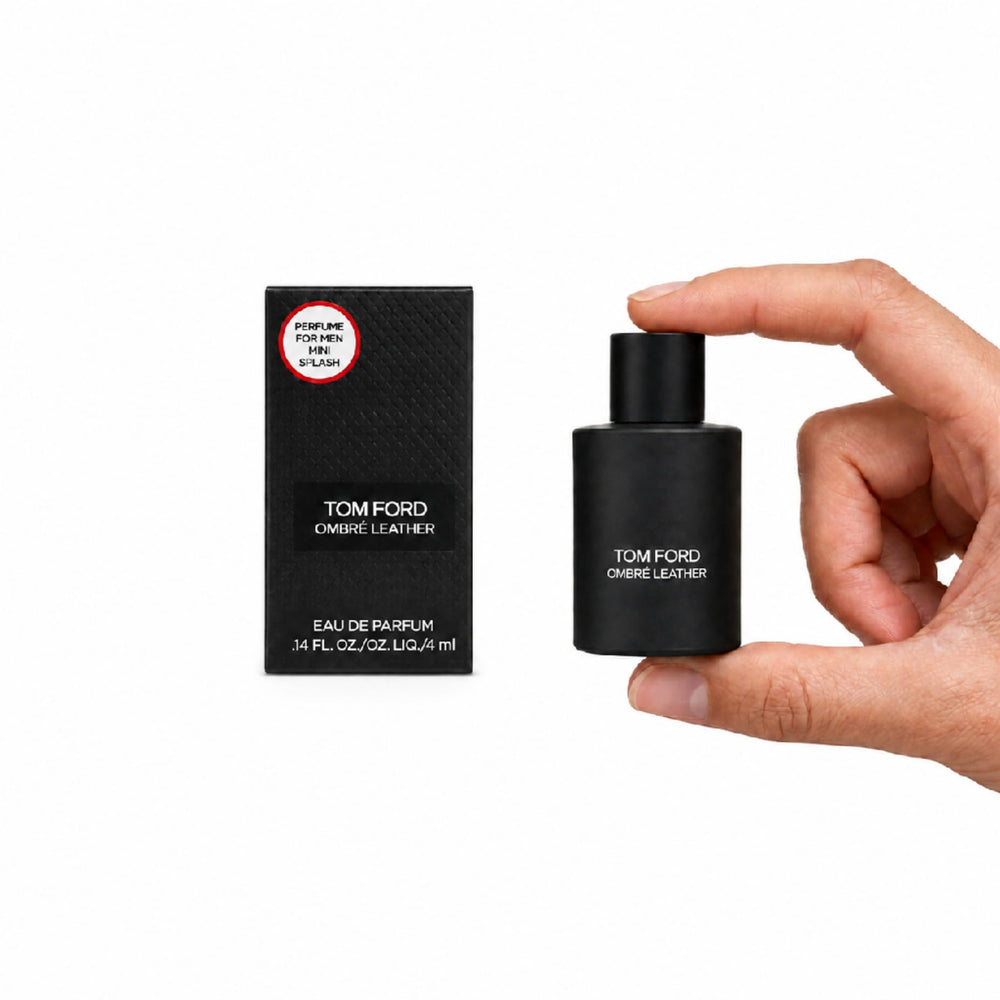 Tom Ford mini front-box showing elegant packaging and travel convenience