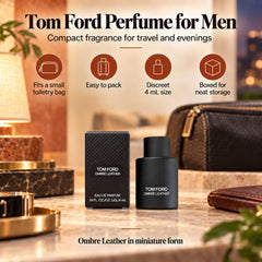 Tom Ford glass bottle detail highlighting sturdy glass and refined finish