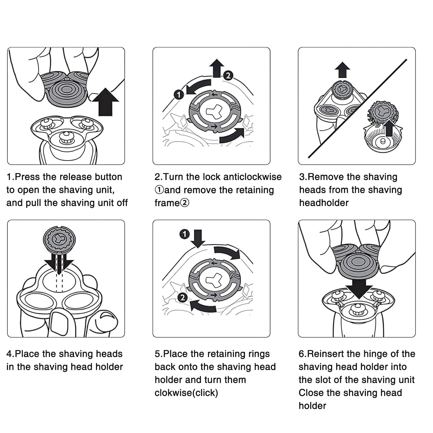 Tomorrow will be better SH60 heads on bathroom counter with shaving kit showing ready-to-use convenience