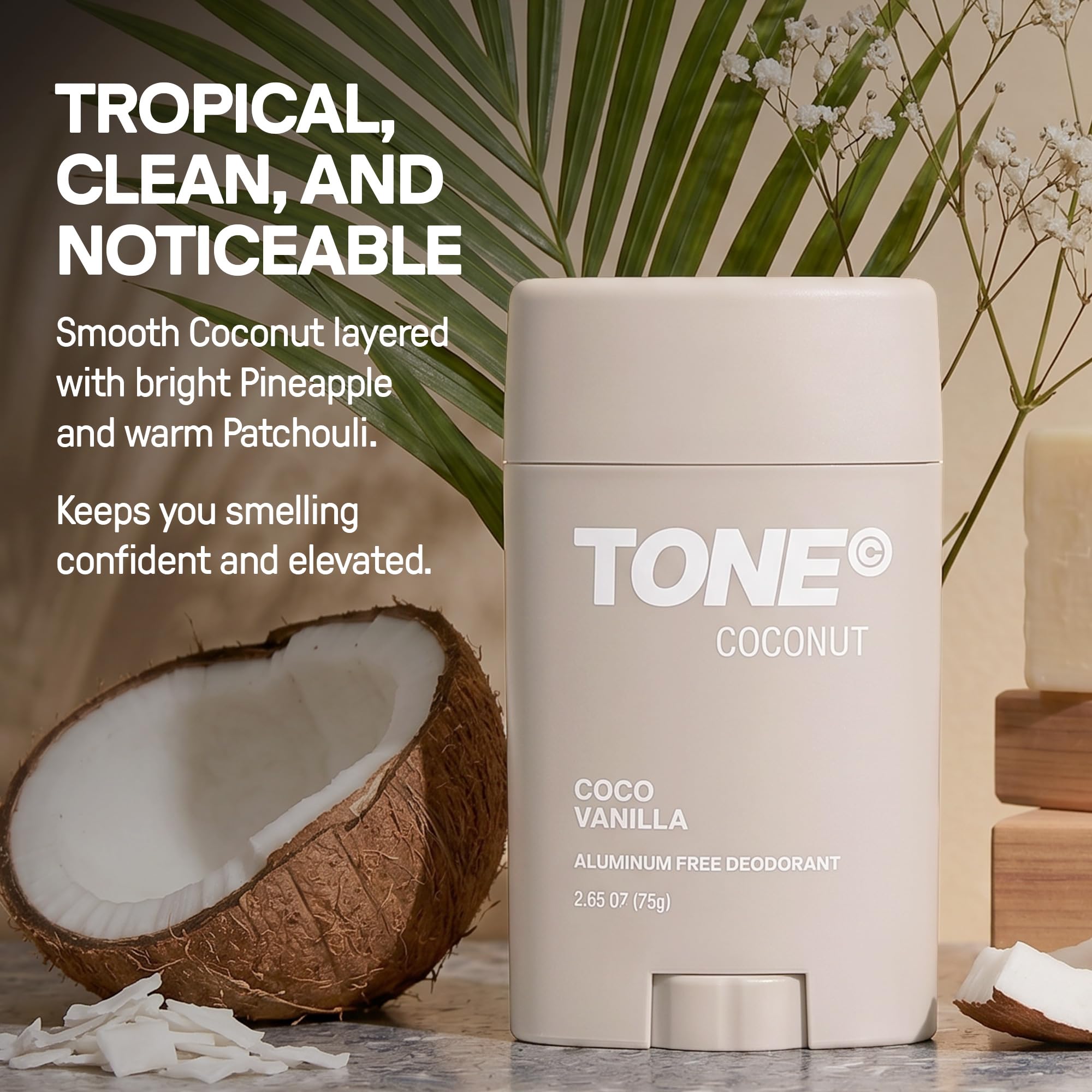 TONE close-up of deodorant texture highlighting smooth glide