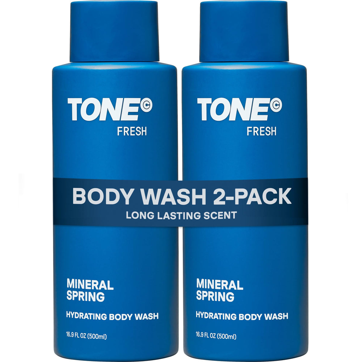 TONE Exclusive front packaging showing fresh 16.9 fl oz bottles and branding for reliable scent