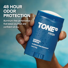 TONE close detail of shea and coconut ingredients for moisturized underarms