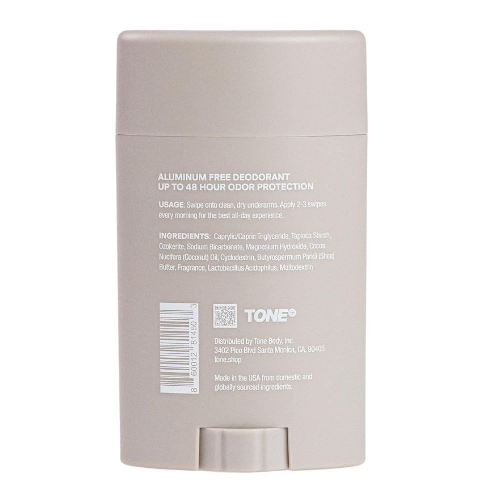 TONE stick inside travel pouch, emphasizing portability and TSA-friendly size