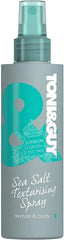 TONI&GUY sea salt spray front bottle view showing travel-friendly size and texturizing benefit