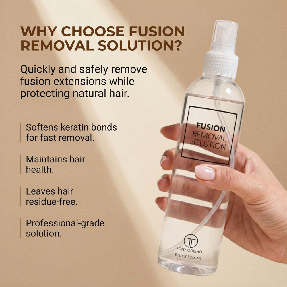Tony Odisho in-use salon removal demonstrating safer bond loosening