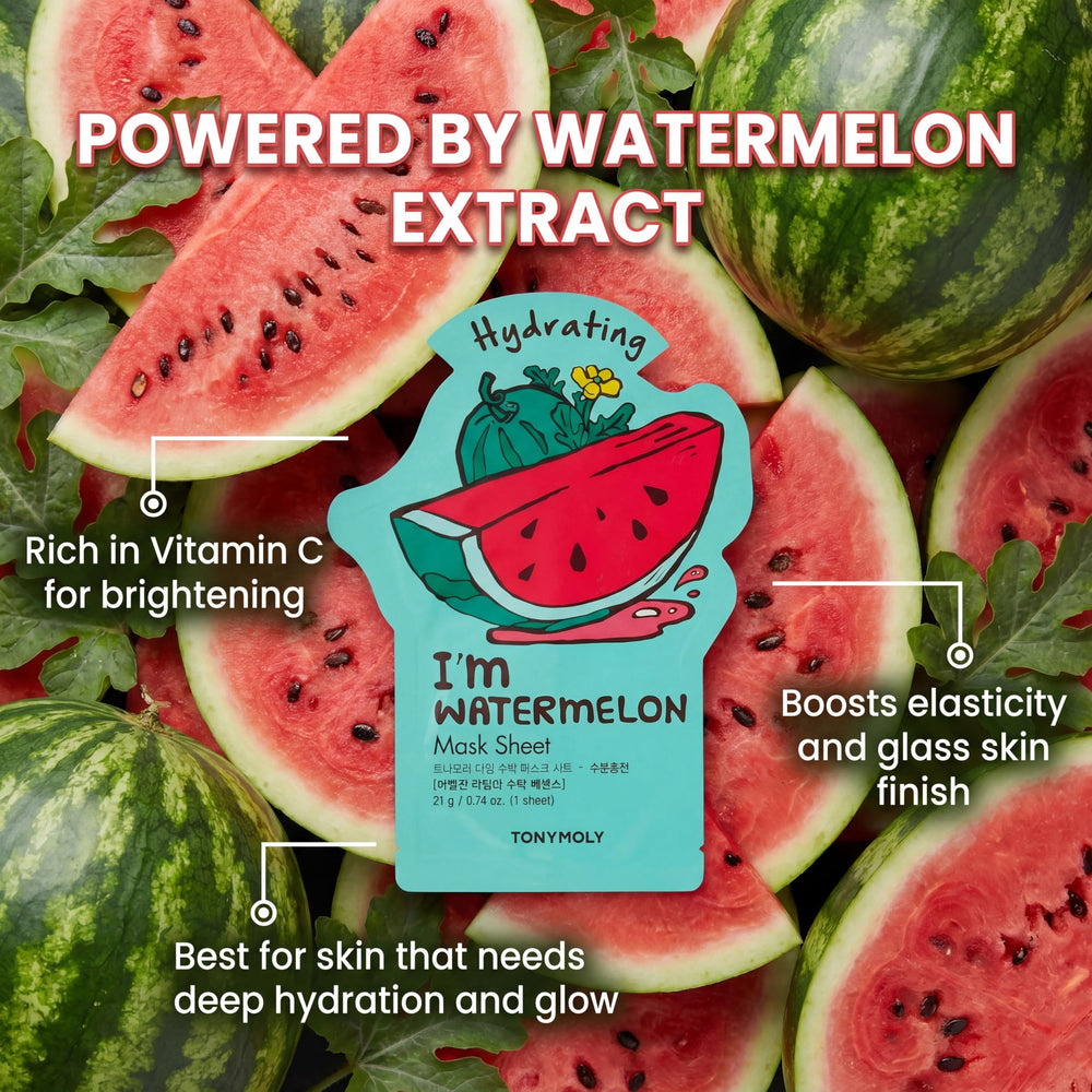 TONYMOLY product label close-up showing ingredient list and antioxidant focus