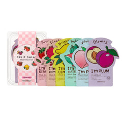 TONYMOLY close-up of sheet mask texture demonstrating smooth fit and serum absorption