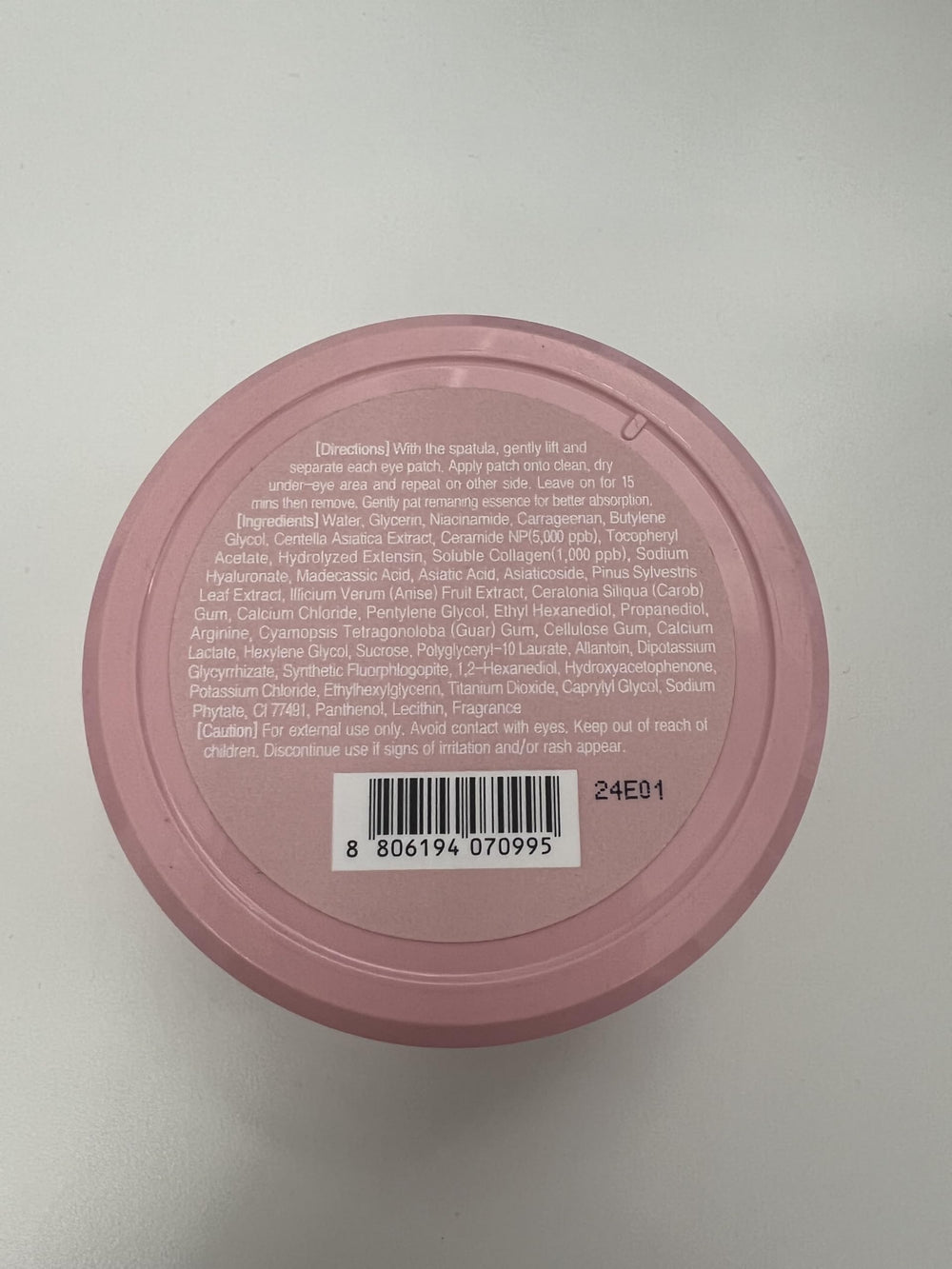 TONYMOLY lifestyle spa setting suggesting relaxing, at-home eye treatment benefits