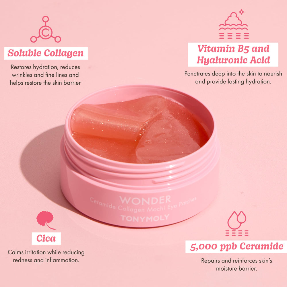 TONYMOLY patch next to coin showing compact size and travel-friendly convenience