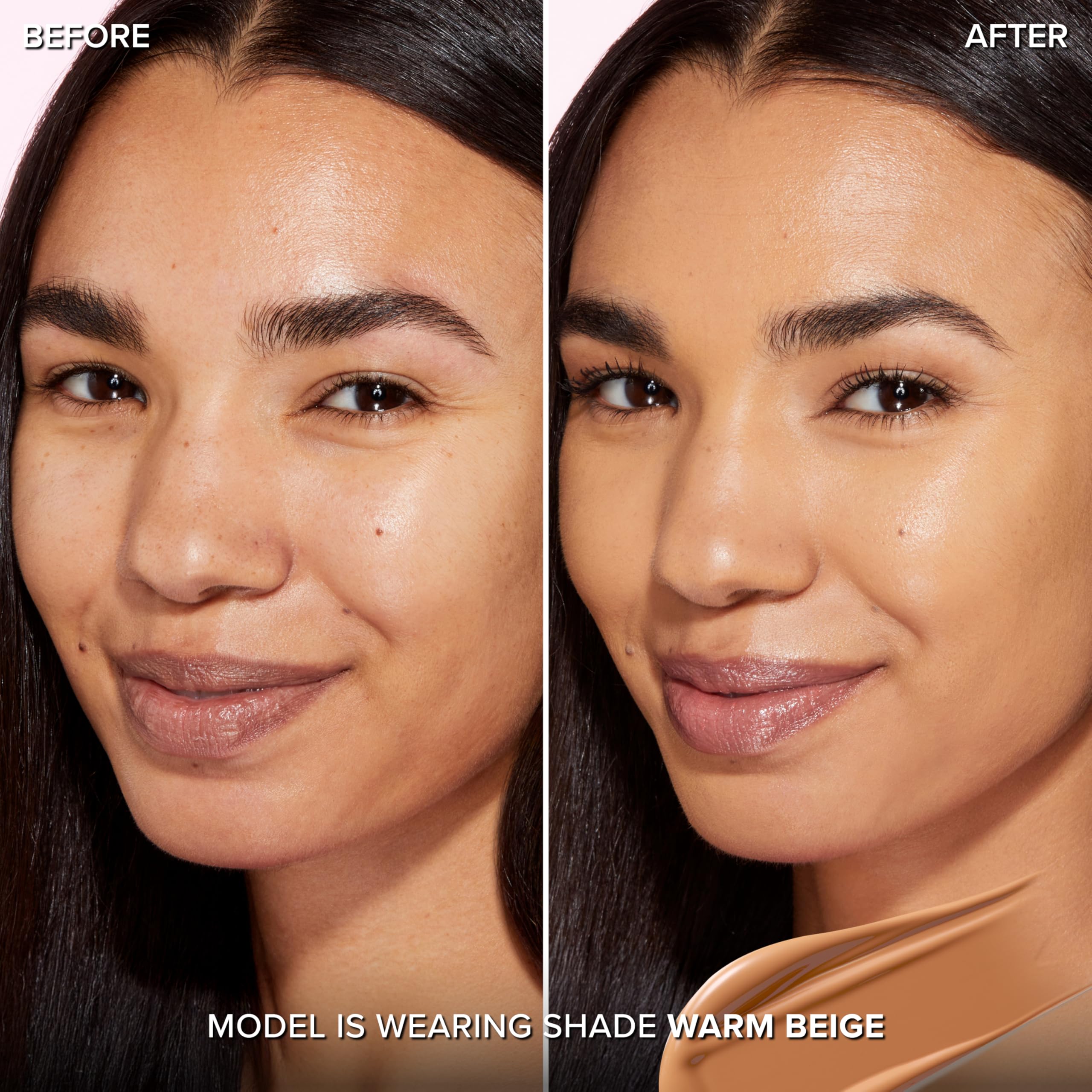 Too Faced pump dispenser close-up demonstrating easy, mess-free application benefit
