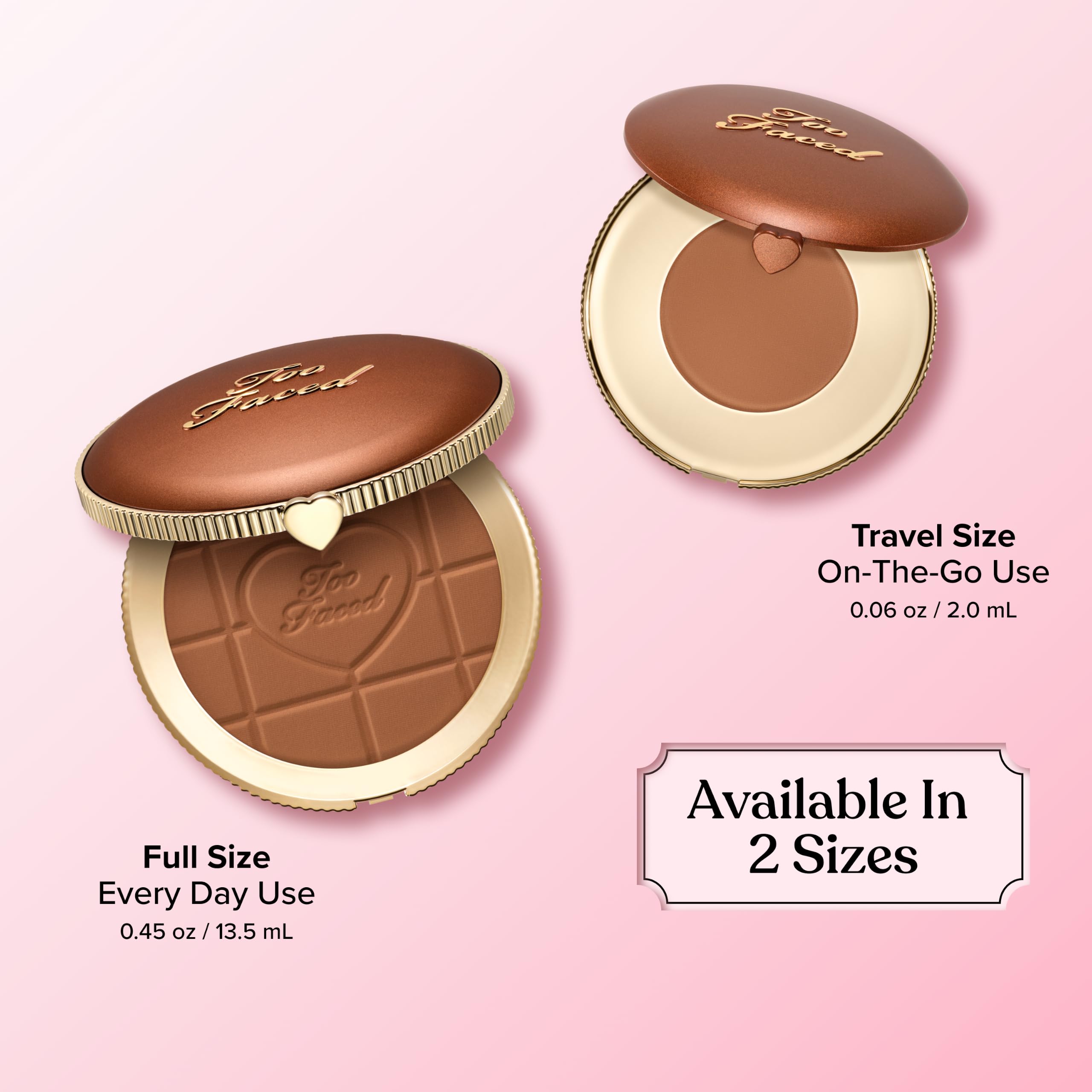 Too Faced lifestyle image on model creating sun-kissed dimension