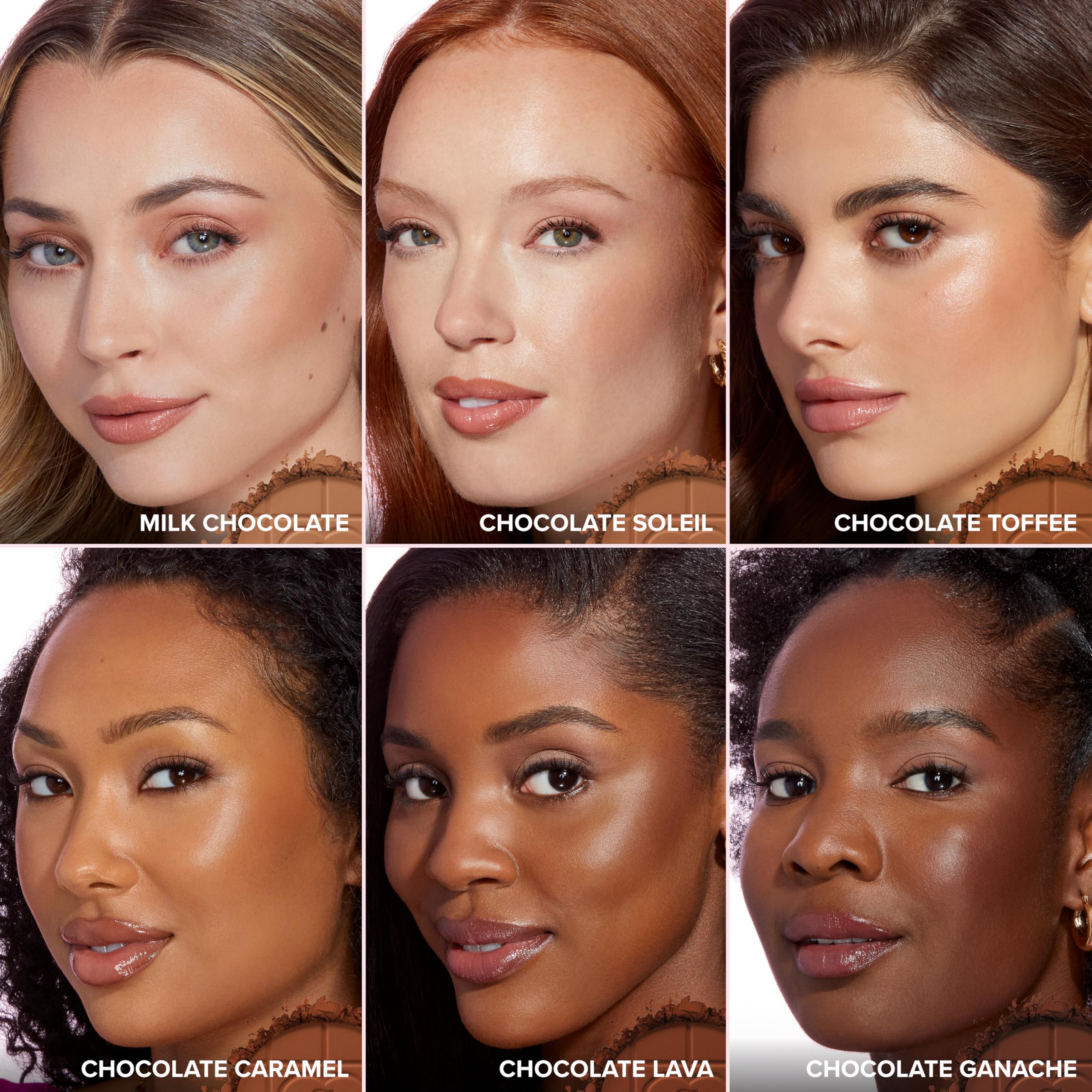 Too Faced swatch on forearm demonstrating true-to-skin matte color