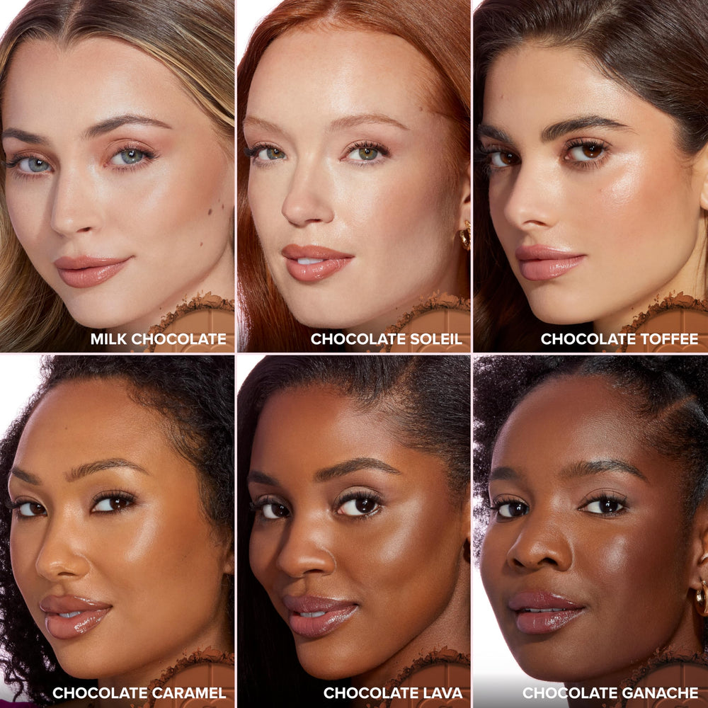 Too Faced swatch on forearm demonstrating true-to-skin matte color