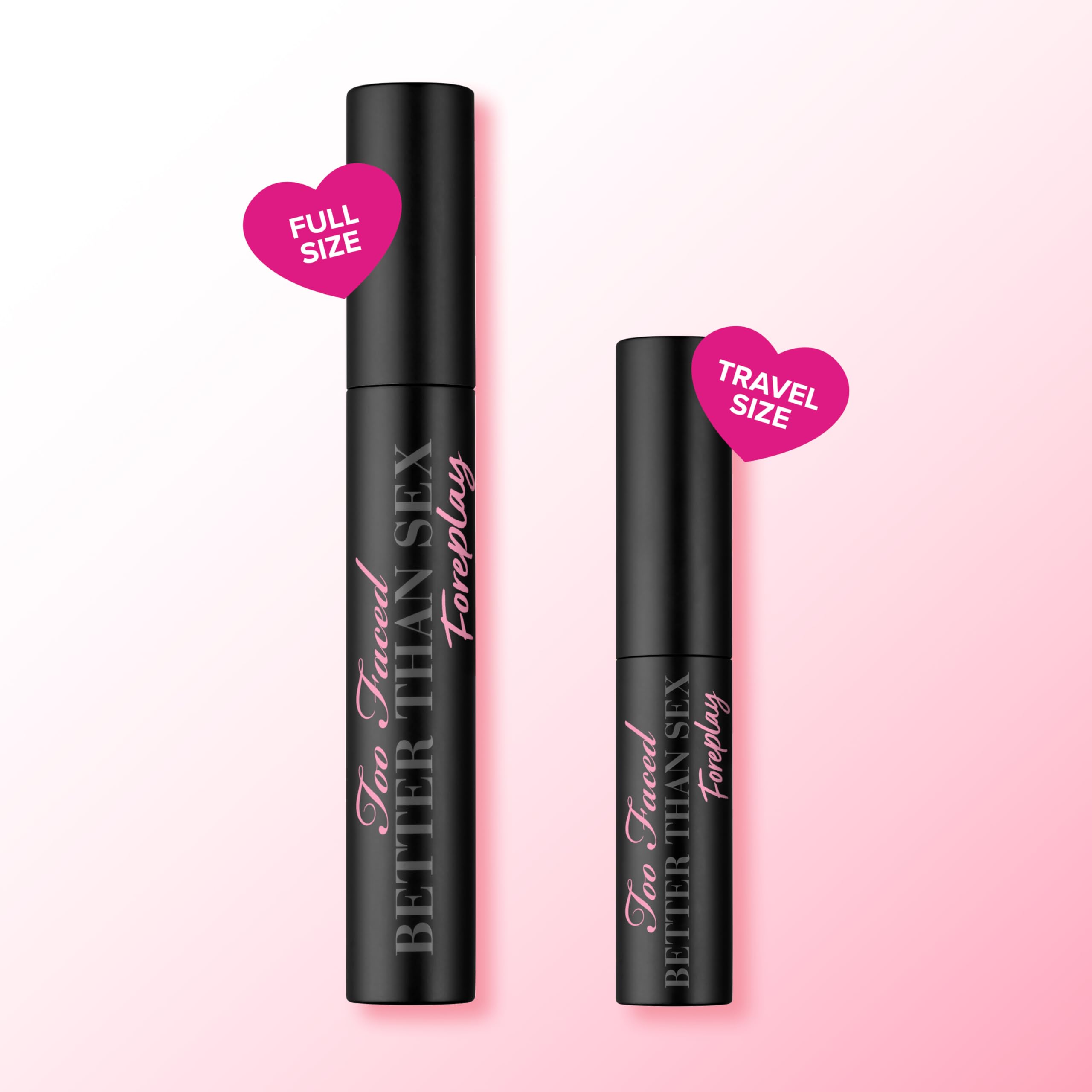 Too Faced Foreplay oil ingredients argan and grape seed that condition lashes