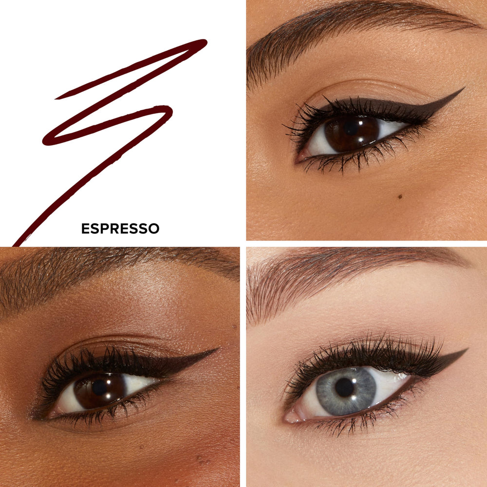 Too Faced tip close-up demonstrating creamy point for precise lining benefit