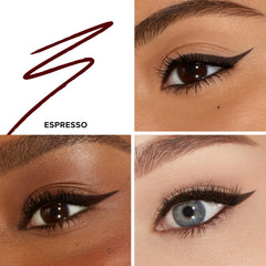 Too Faced tip close-up demonstrating creamy point for precise lining benefit