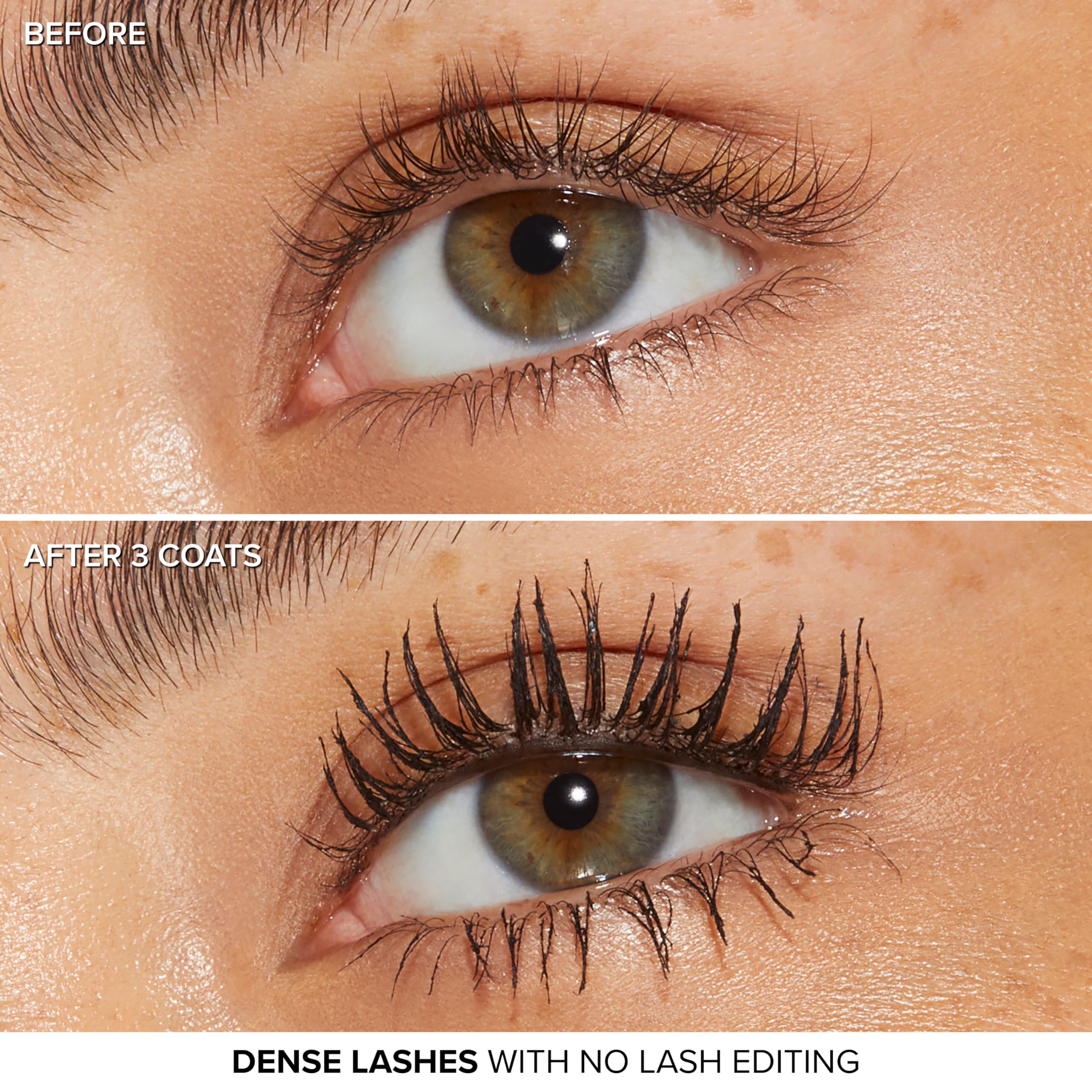 Too Faced worn in daytime lifestyle scene proving smudge-resistant wear