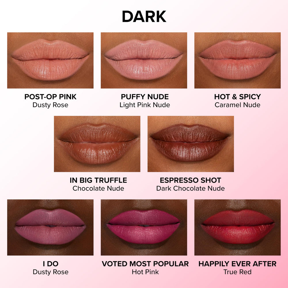 Too Faced label close-up showing waterproof longwear formula benefits