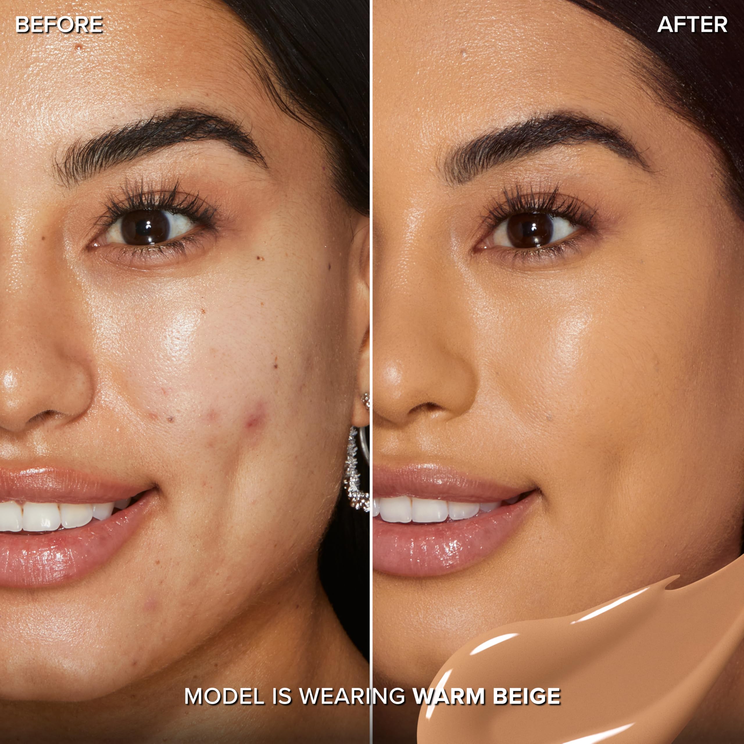 Too Faced tube applicator closeup demonstrating precise application and easy blending
