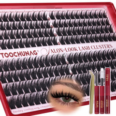 TOOCHUNAG front packaging showing complete lash kit for quick styling