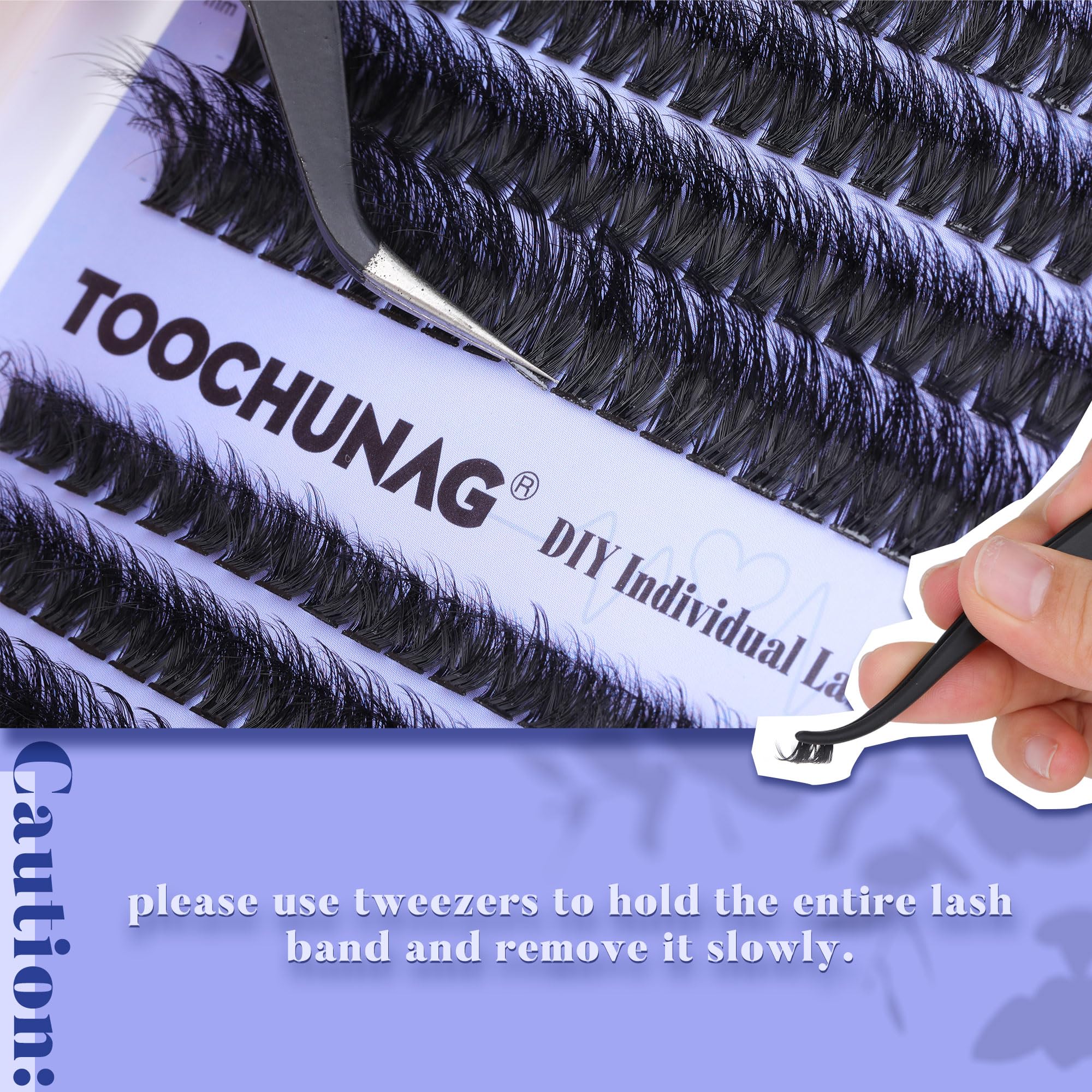 TOOCHUNAG lifestyle image of evening makeup highlighting dramatic lash effect benefit