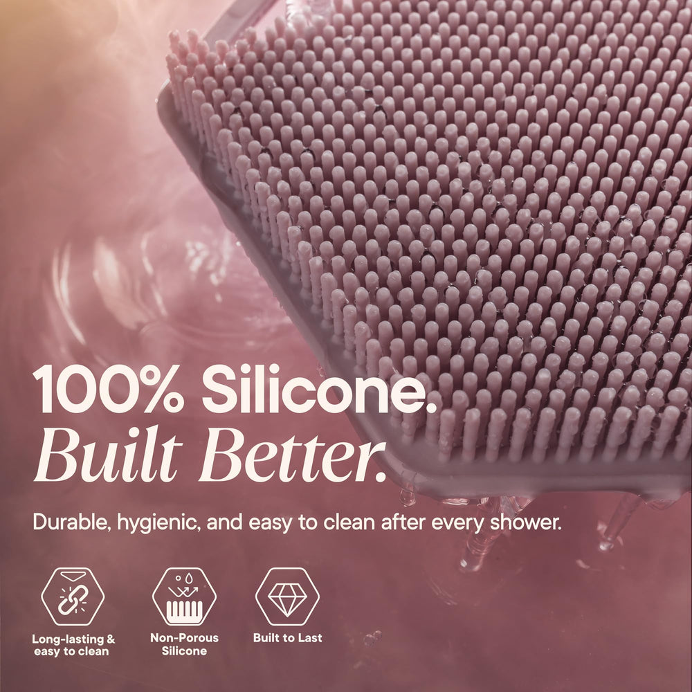 TOOLETRIES in shower scene demonstrating comfortable daily use
