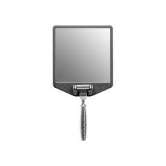 TOOLETRIES front view of The Joseph mirror showing compact charcoal design for organized showers