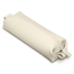 TOOLETRIES Koby Mini front view showing compact silhouette and modern sand color benefit: easy packing