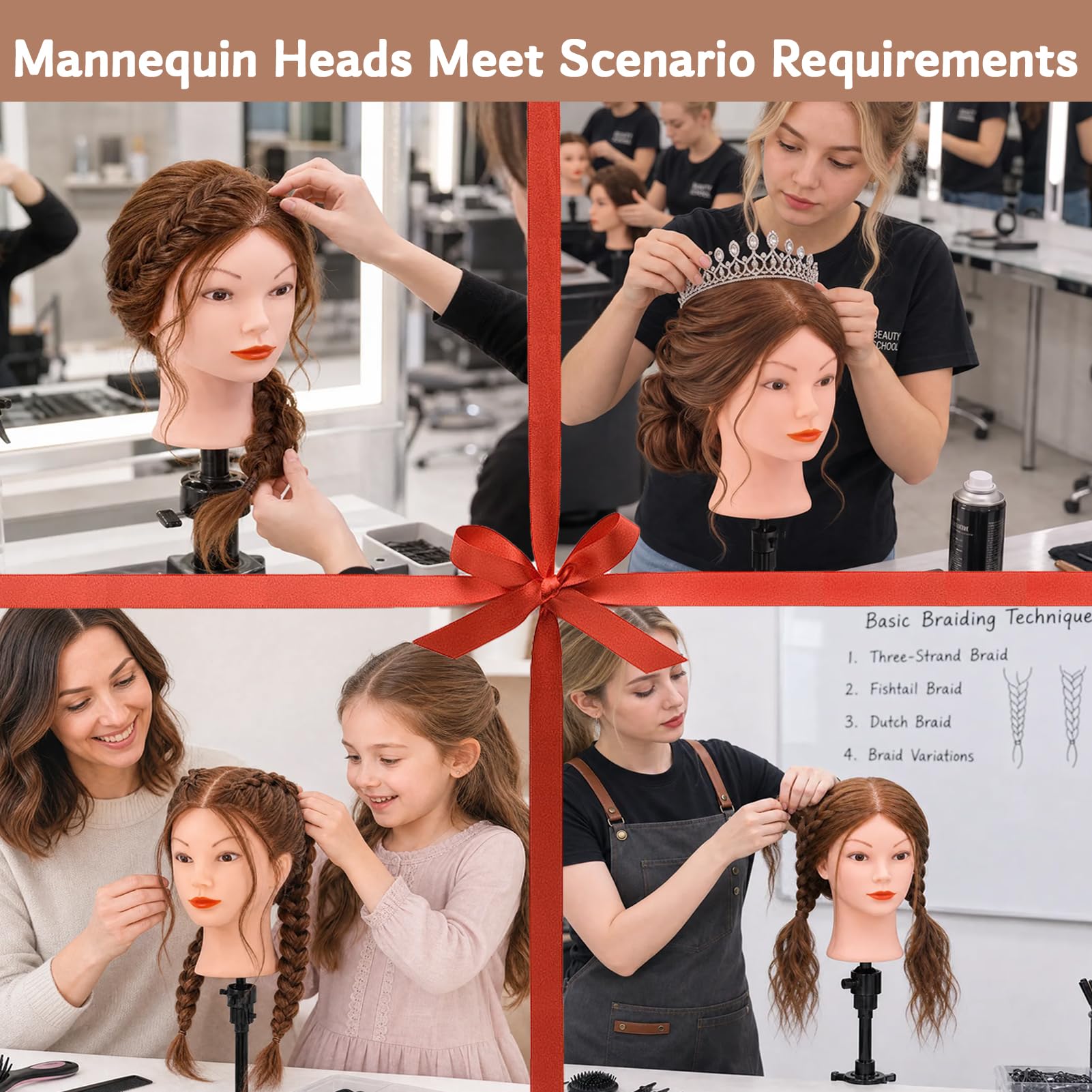 TopDirect ruler beside hair showing length benefit for layered cuts and updo practice
