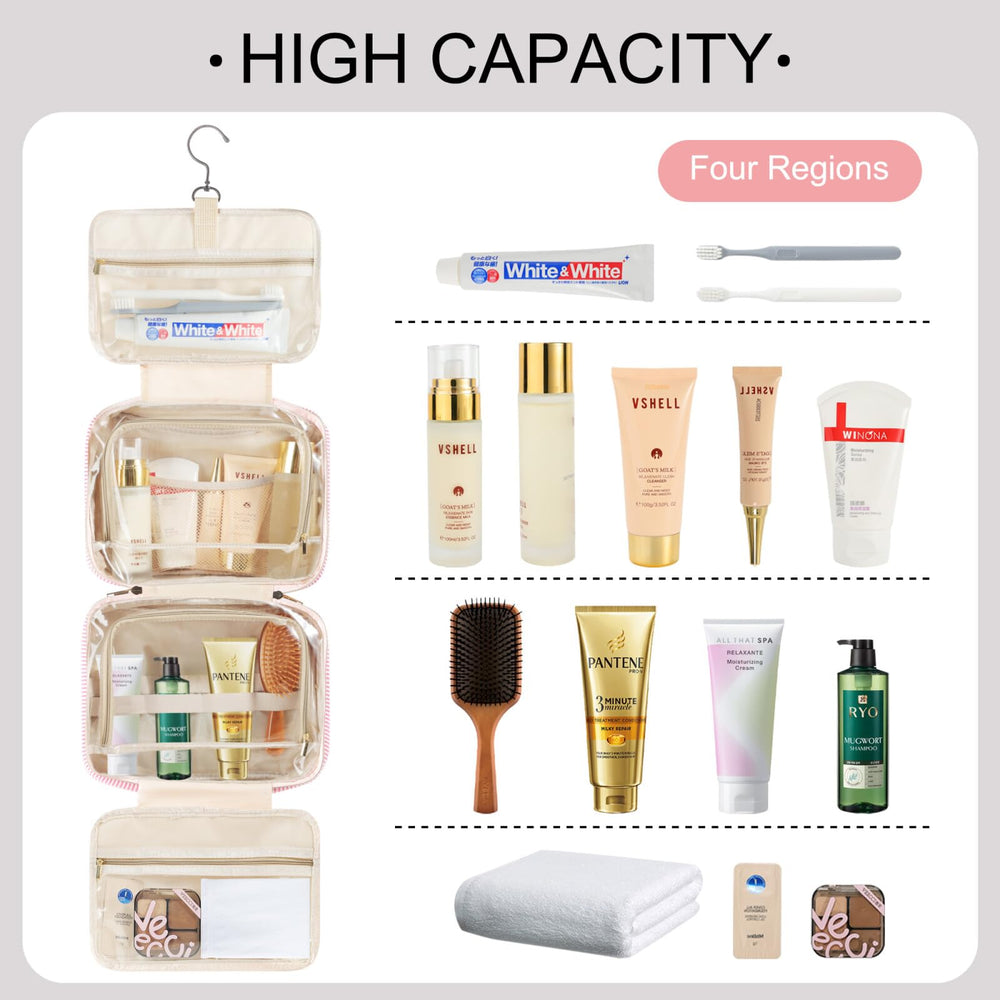 TOPEAST mesh pouch and elastic straps hold bottles upright securely