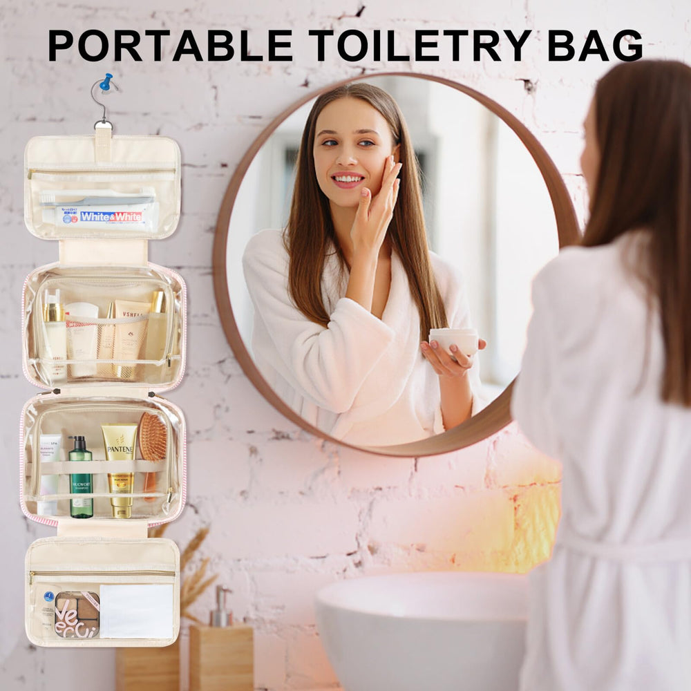 TOPEAST swivel hook hung in bathroom saves countertop space effectively