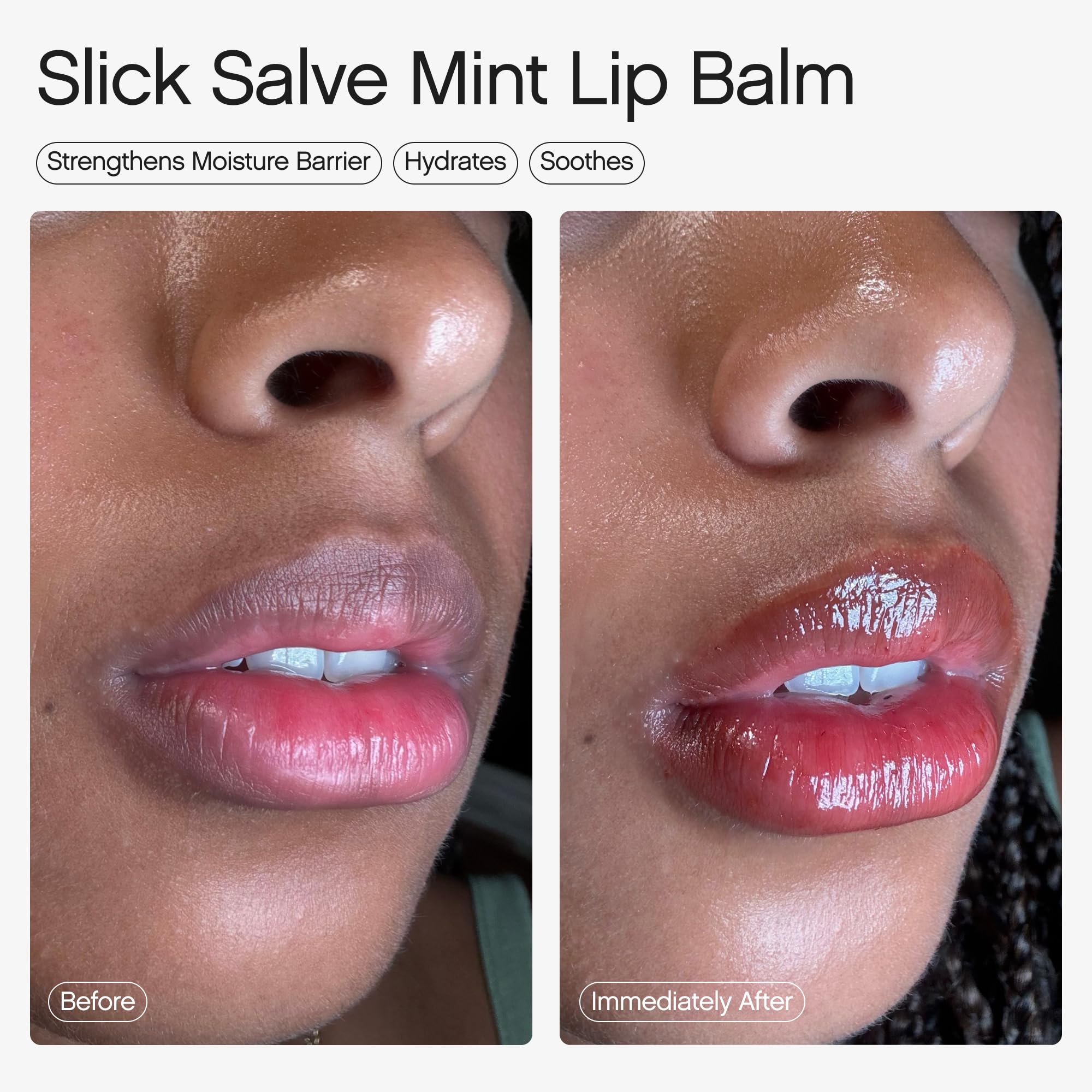 Topicals slick salve mint packaging detail emphasizing sustainable materials