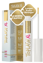 Toplash XL front packaging showing product and branding for fuller lashes
