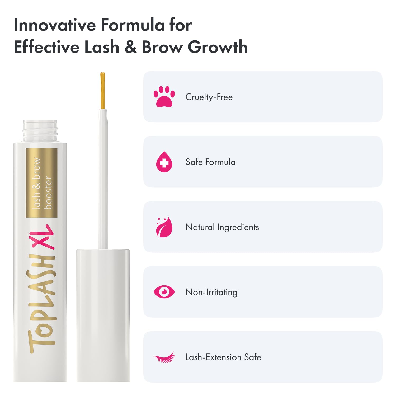 Toplash XL in morning routine setting illustrating simplified beauty benefit