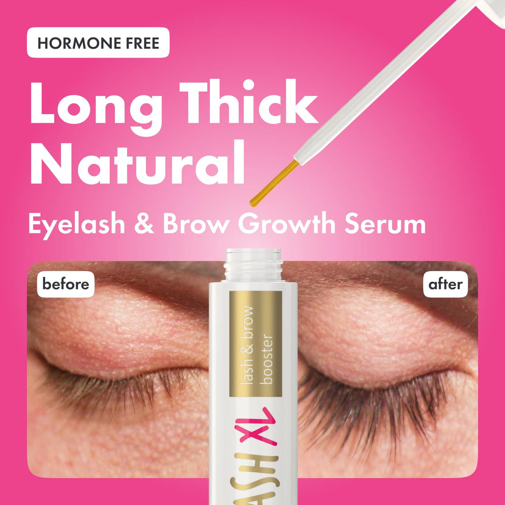Toplash XL serum texture drop highlighting smooth botanical-rich consistency