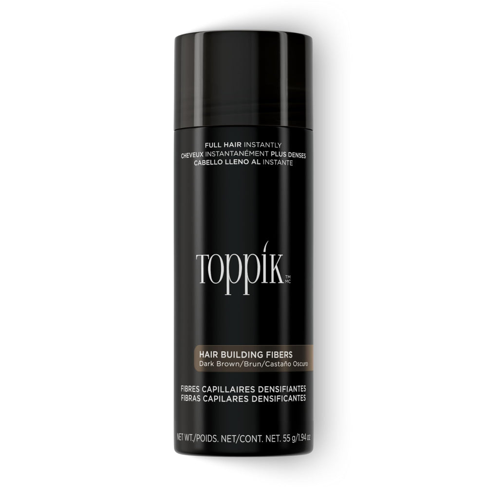 TOPPIK dark brown front packaging showing product and label for instant density
