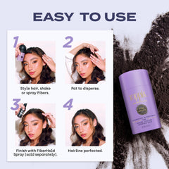 TOPPIK hairline touch-up in use delivering confident edge definition