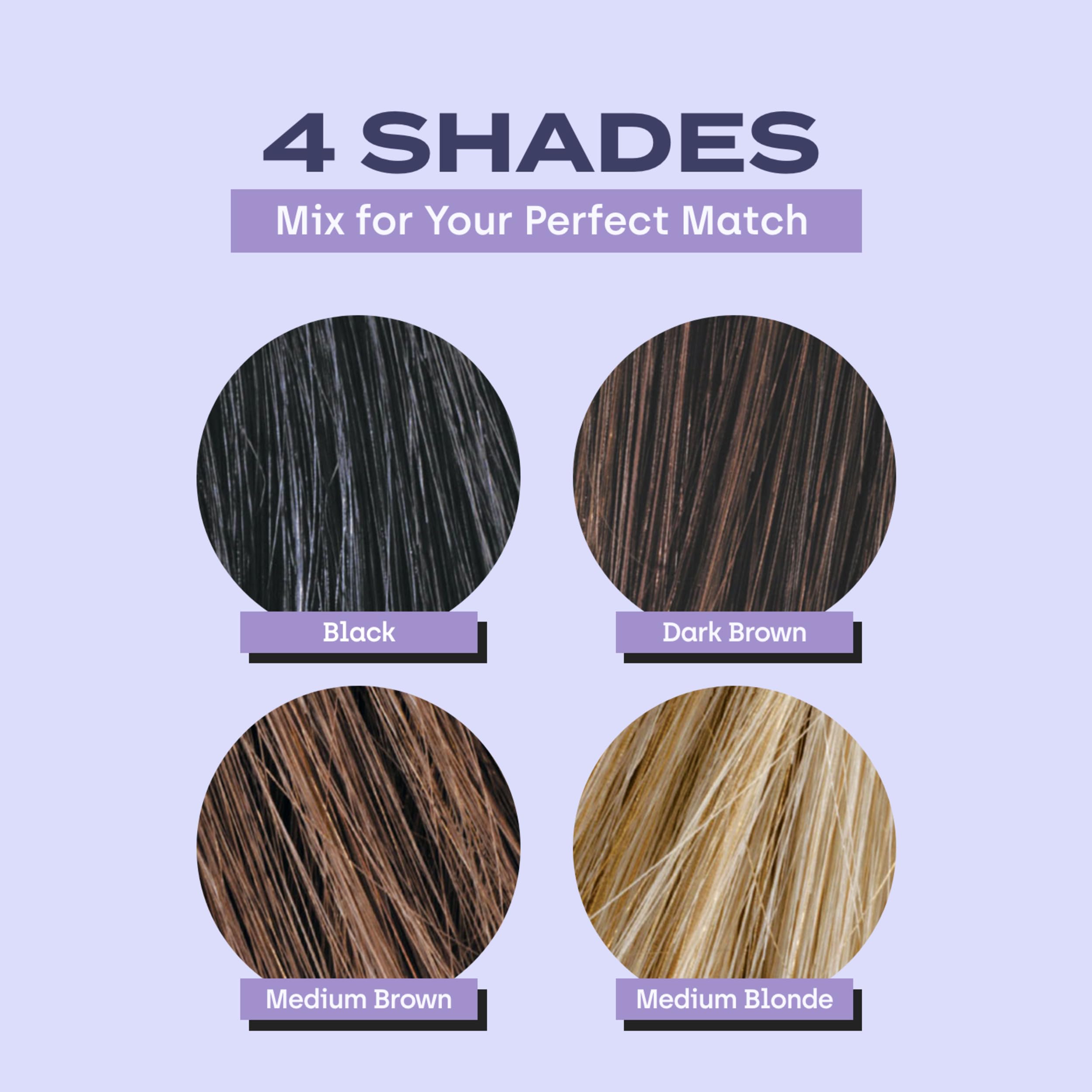 TOPPIK used on extension track to conceal tracks and blend color