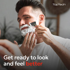 TopTech close-up of five blades showing sharp edges and precision