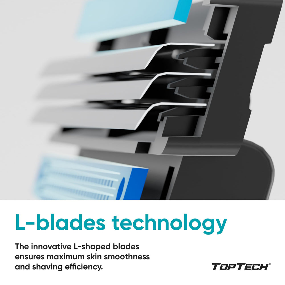 Toptech cartridge being rinsed quickly for clean performance