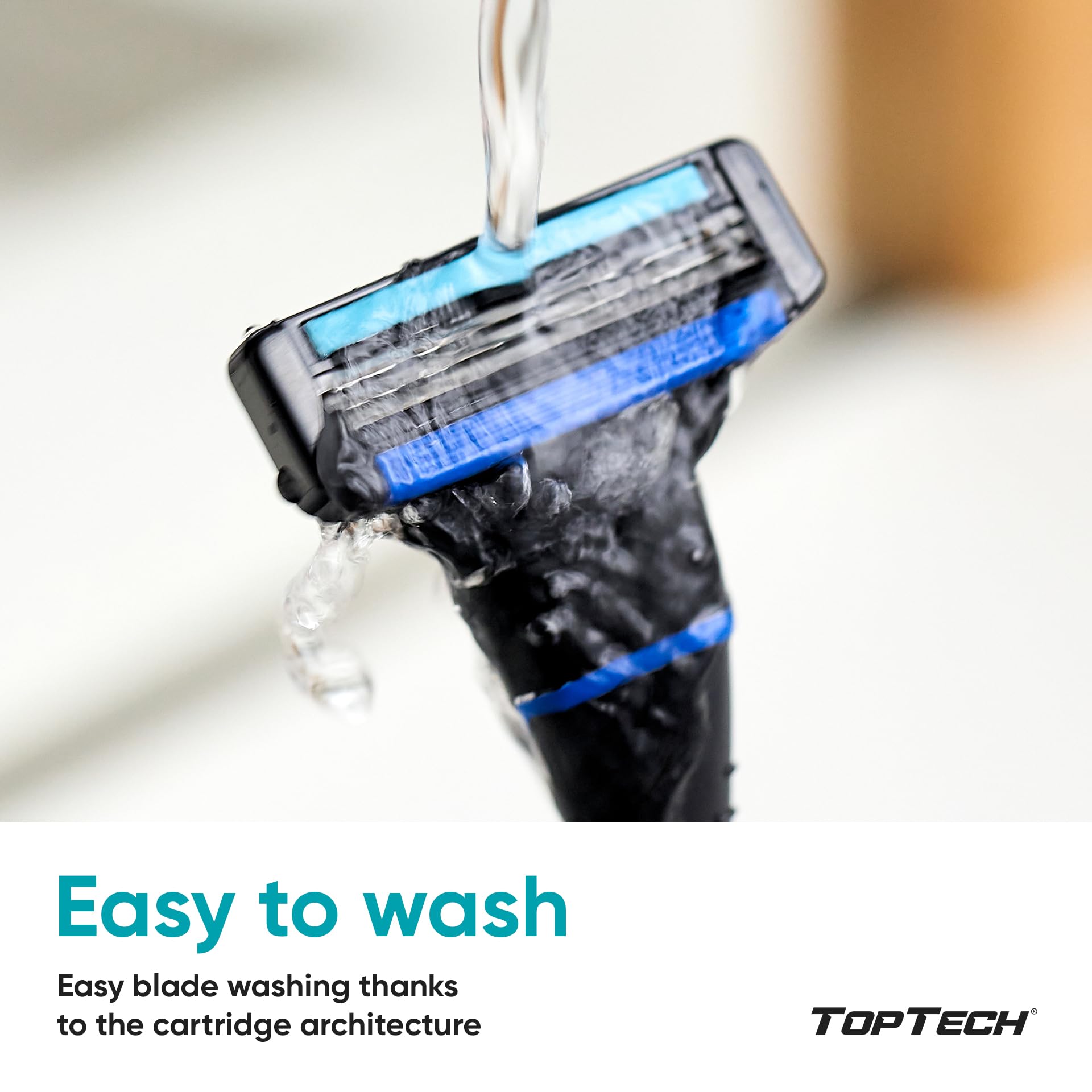 Toptech 20-count pack beside ruler showing compact shelf size