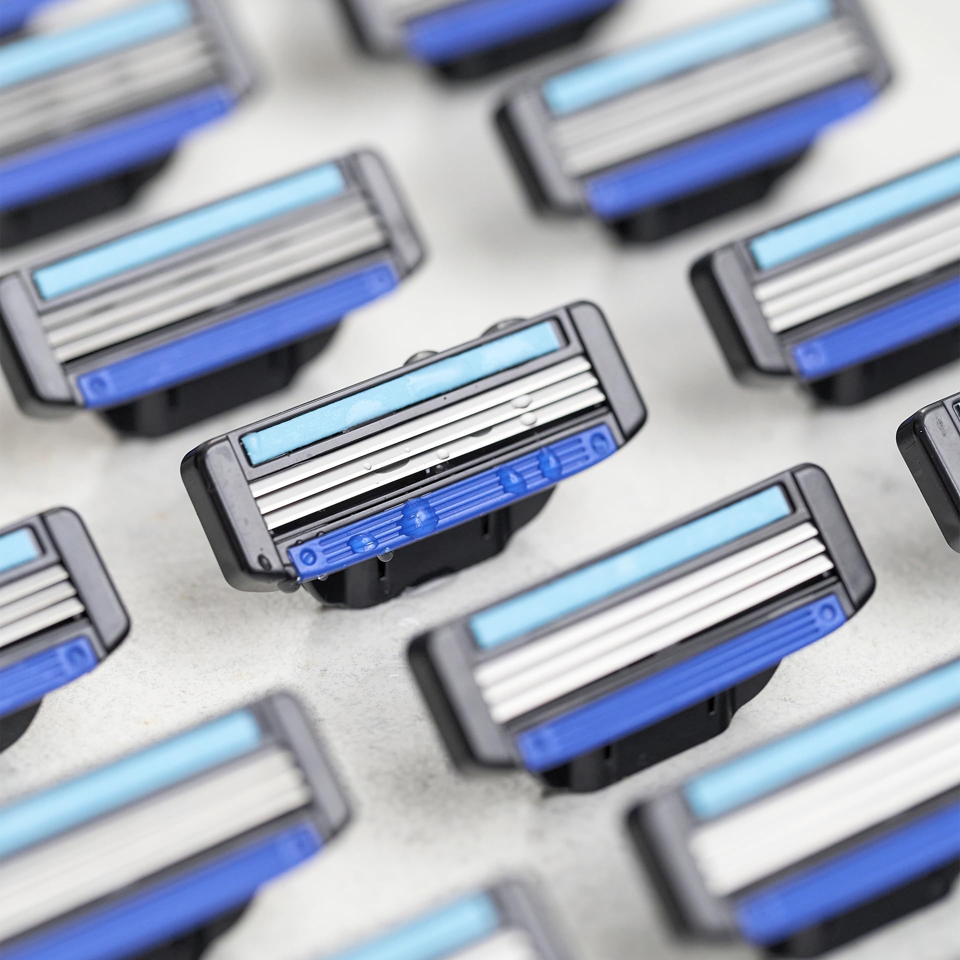Toptech refills inside travel pouch for convenient grooming on the go