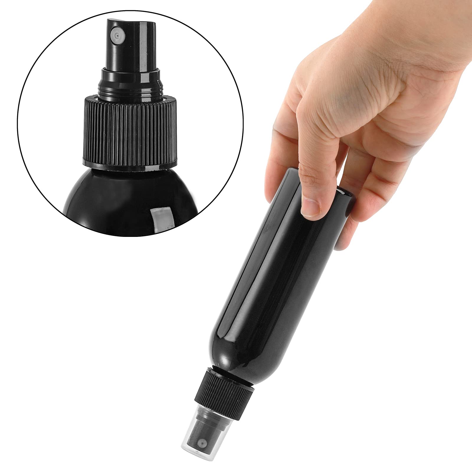 TOPZEA side profile with ruler indicating 4oz scale for travel convenience