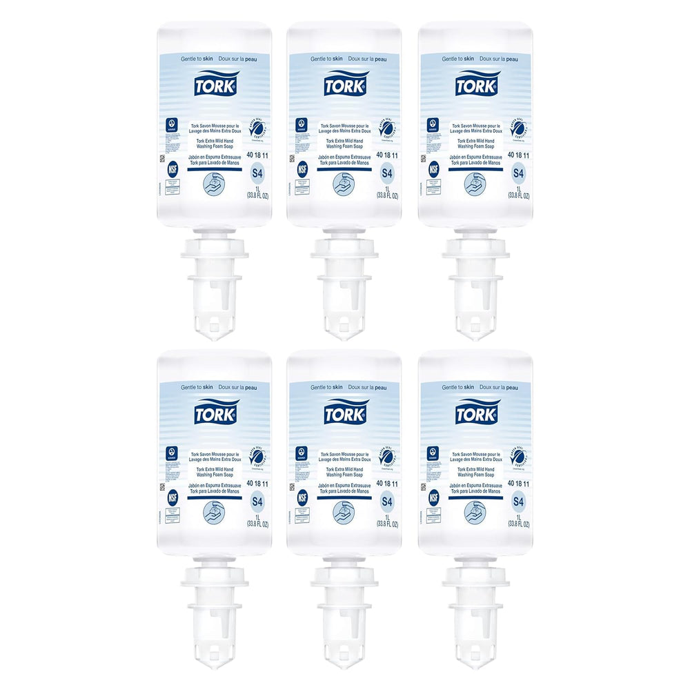 Tork extra mild front packaging showing product and benefit of mildness