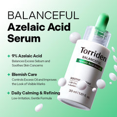 Torriden lightweight azelaic serum texture showing fast absorption