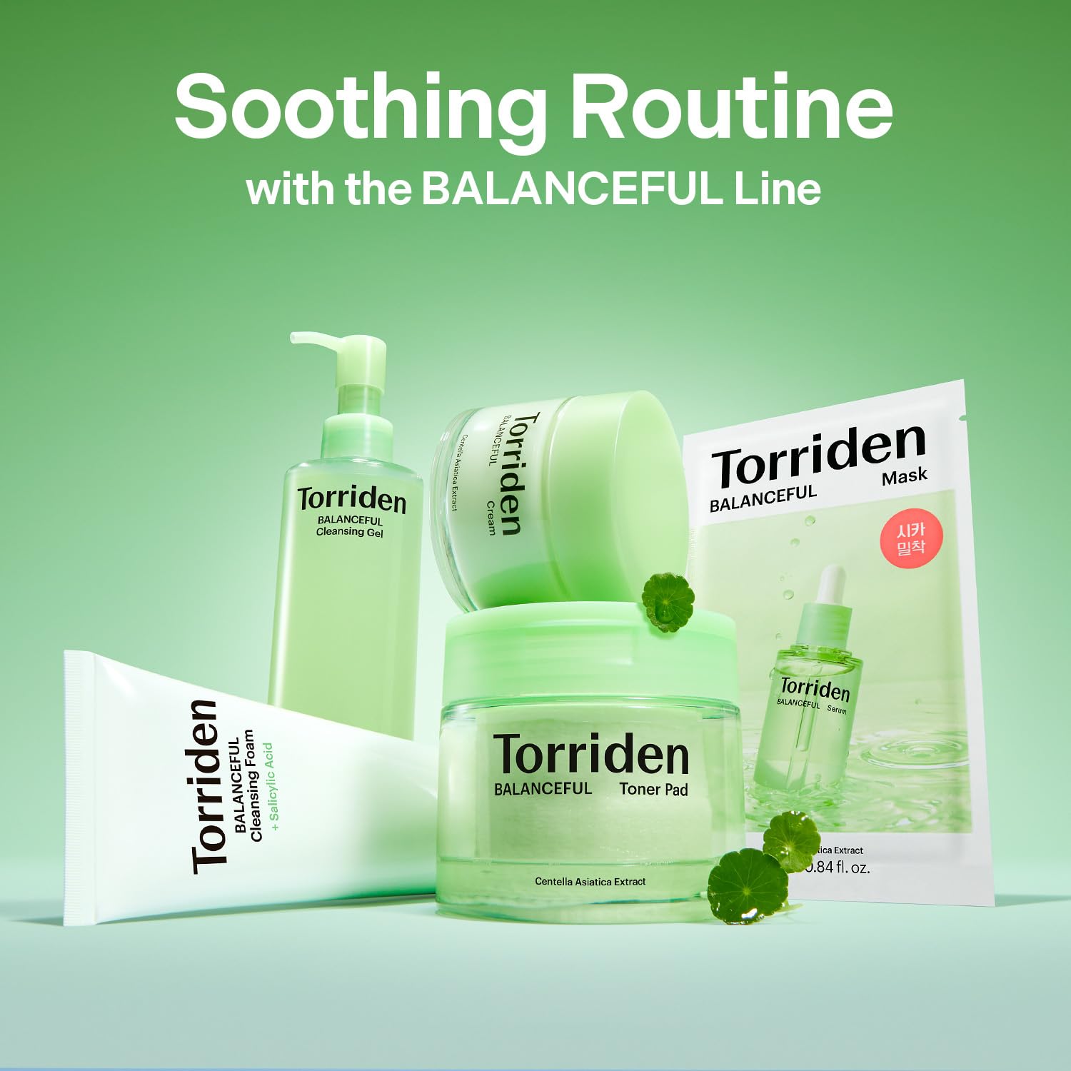 Torriden on bathroom shelf lifestyle image promoting daily routine comfort and balance