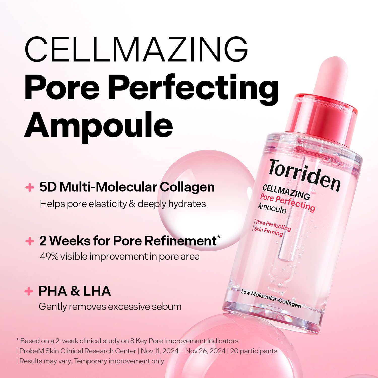 Torriden dropper pipette dispensing ampoule for precise, mess-free application